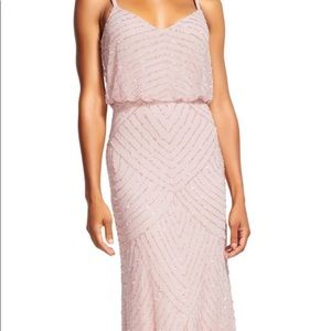 Adrianna Papell Blush Sequin dress